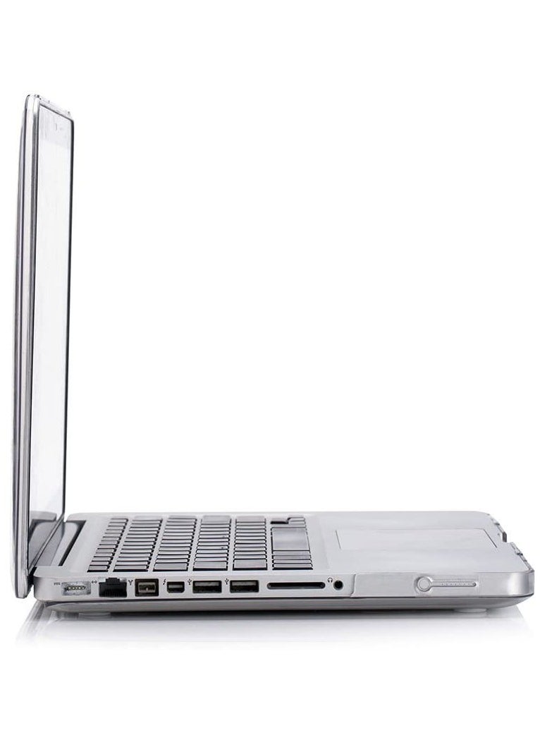 Generic - Hard Shell Case Cover Compatible with Older Version MacBook Pro 13 Inch with CD-ROM Model  A1278 Release 2009/2010/2011/2012, Clear - Image 1