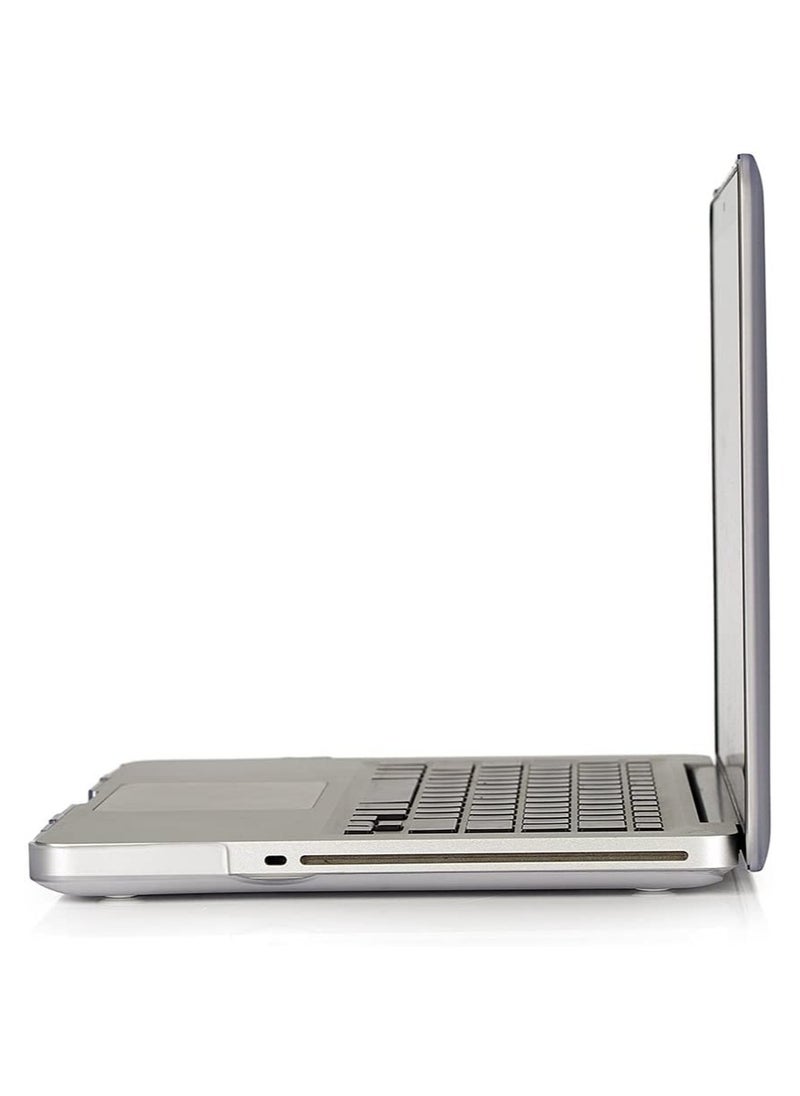 Generic - Hard Shell Case Cover Compatible with Older Version MacBook Pro 13 Inch with CD-ROM Model  A1278 Release 2009/2010/2011/2012, Clear - Image 1