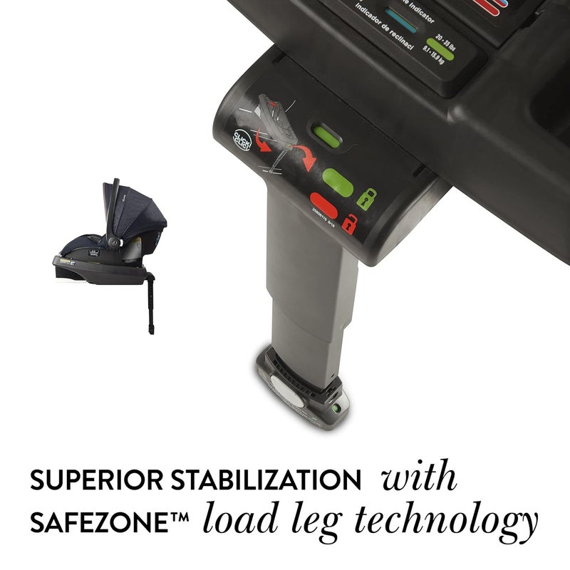 evenflo قاعدة مقعد السيارة للأطفال Evenflo Gold SecureMax تشمل ساق دعم SafeZone لتثبيت مقعد السيارة وتقليل قوى التصادم بنسبة 50 خفيفة الوزن ومتينة تناسب مقعد السيارة Evenflo Gold SecureMax - Image 2