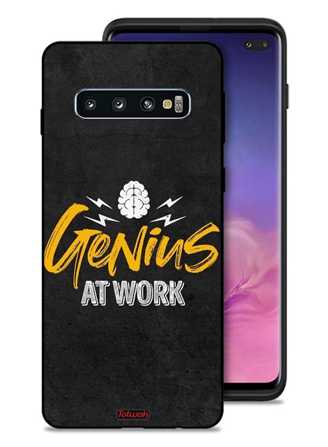Tolwak Samsung Galaxy S10 Plus Protective Case Cover Genius At Work - Image 1