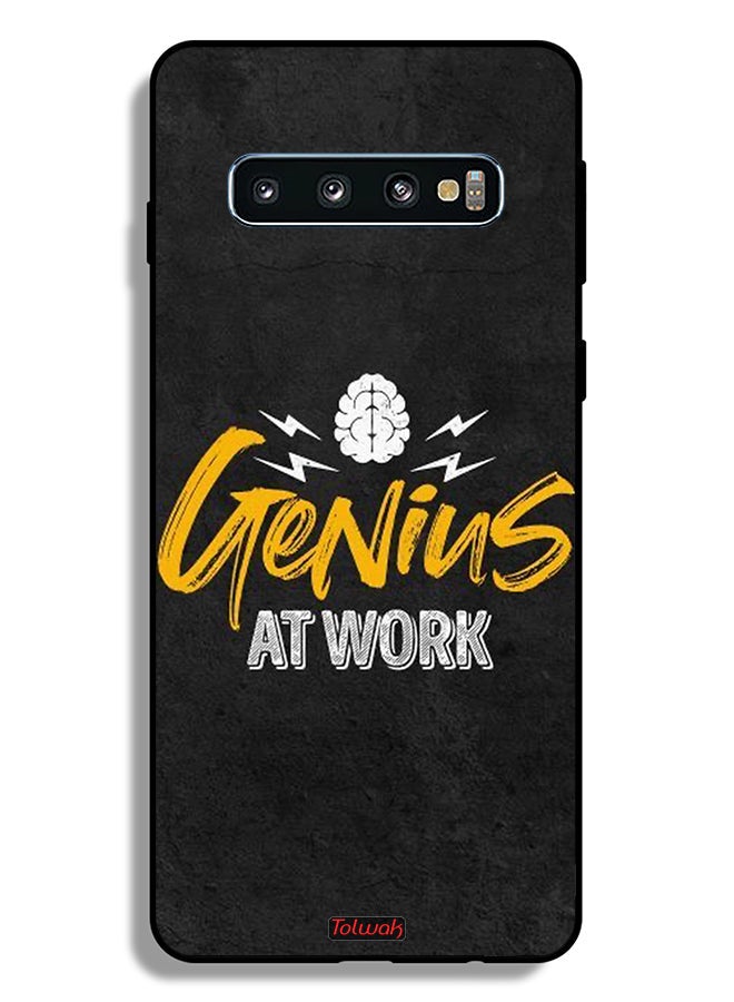 Tolwak Samsung Galaxy S10 Plus Protective Case Cover Genius At Work - Image 2