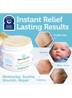 Era Organics Healing Ointment For Babies - Usda Certified Organic Natural Gentle Moisturizer For Sensitive Skin Prone To Baby Eczema, Cradle Cap (Infant Seborrheic Dermatitis), Rashes, Hives & More  - Image 3