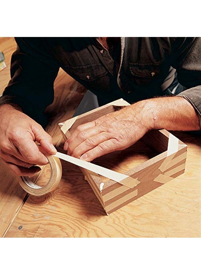 Zohra Masking Tape - 20 Meters In Length 12Mm / 0.5" Width - 2 Rolls Per Pack - Easy Tear Tape, Best For Carpenter, Labelling, Painting And Leaves No Residue After A Peel. - Image 3