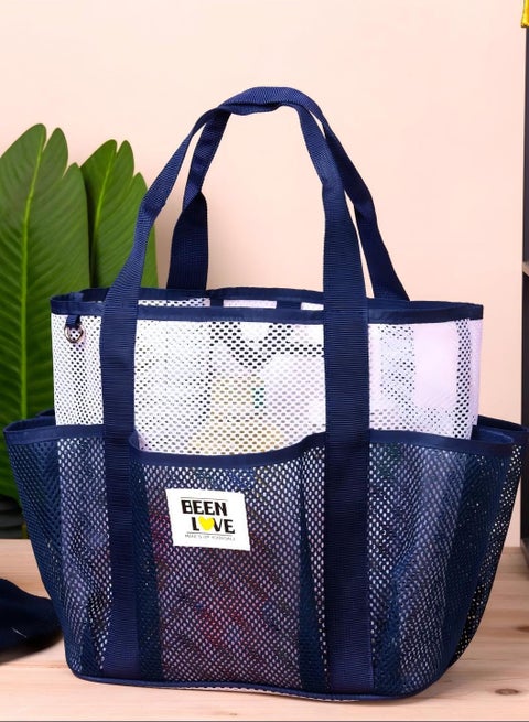 BreezeMesh Tote: Ultralight Sand-Shaking Beach Essential!