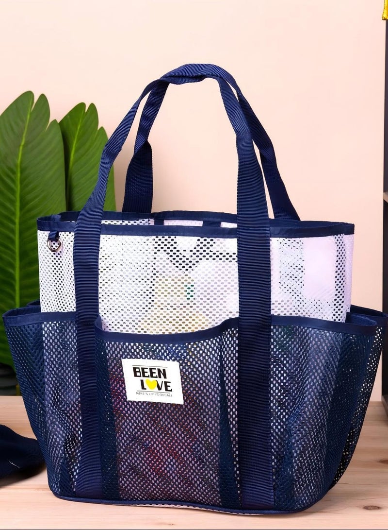 BreezeMesh Tote: Ultralight Sand-Shaking Beach Essential! - Image 1