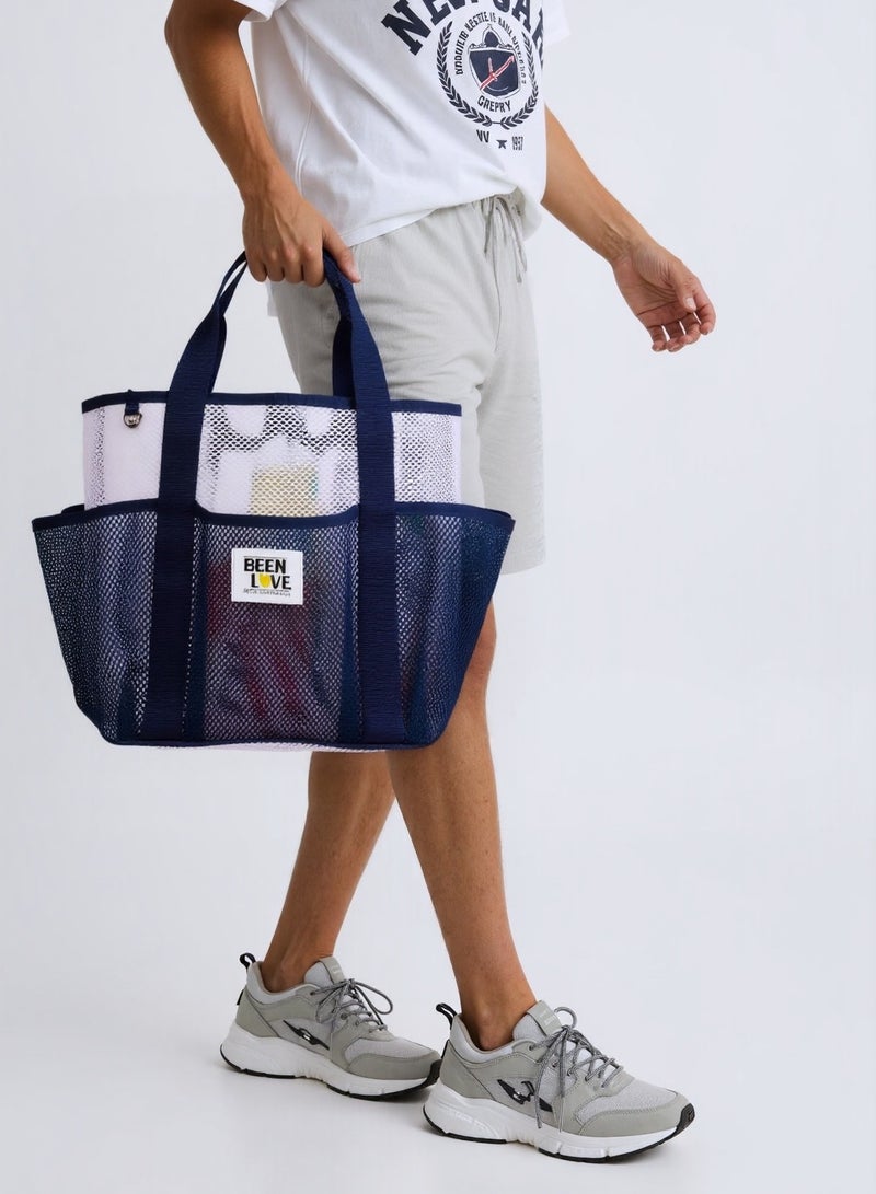 BreezeMesh Tote: Ultralight Sand-Shaking Beach Essential! - Image 3