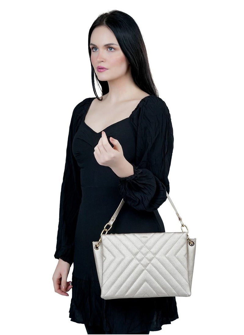 AMICA - Alessia Mini Crossbody Bag for Women - Gold - Image 1