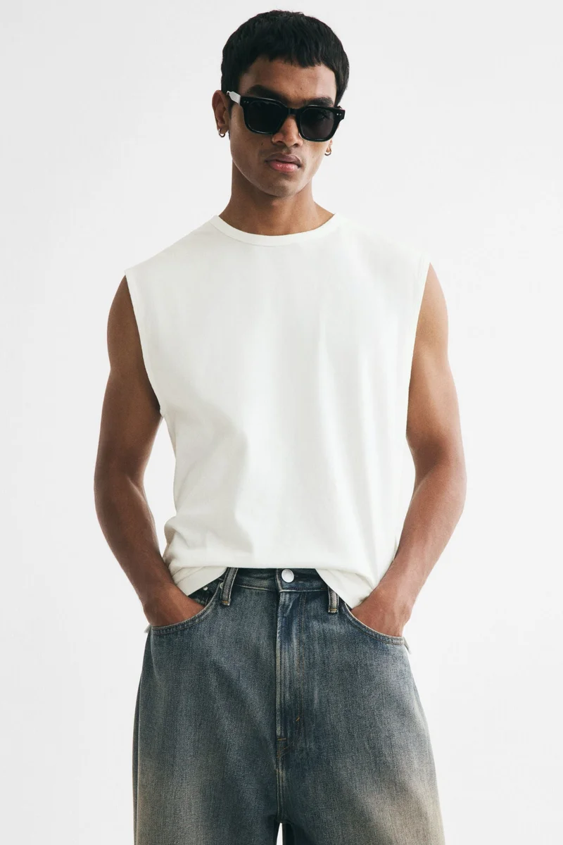 Regular Fit Cotton vest top