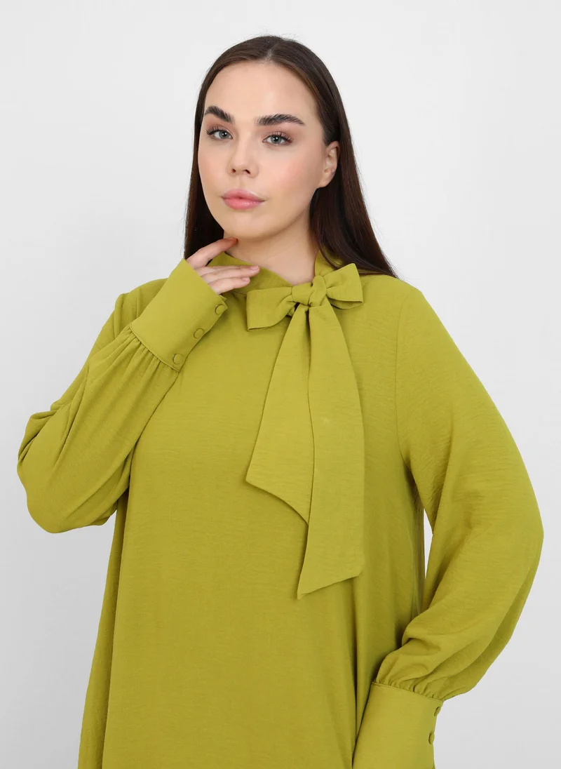 عالية من مودانيسا Green - Plus Size Dress - Alia