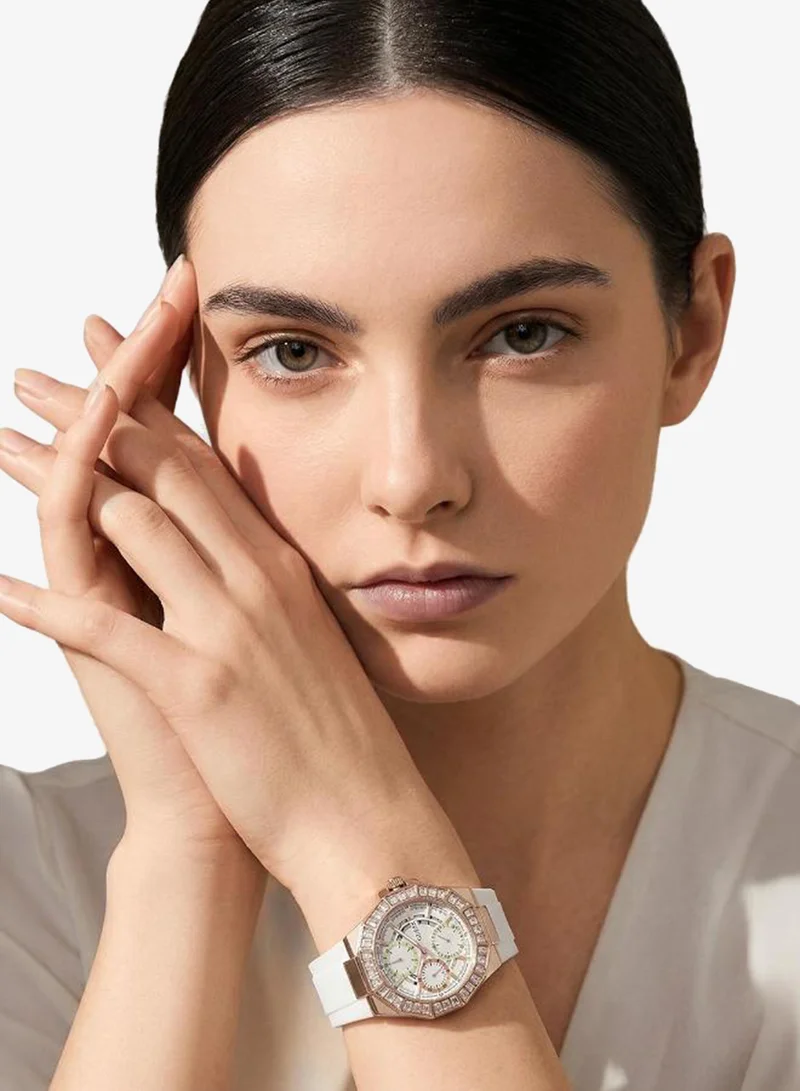 GUESS Selene Pu Strap Analog Watch