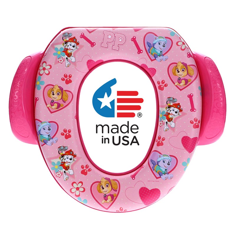 Nickelodeon Paw Patrol Skye and Everest Soft Potty Seat for Toilet Training Kids Pink Standard