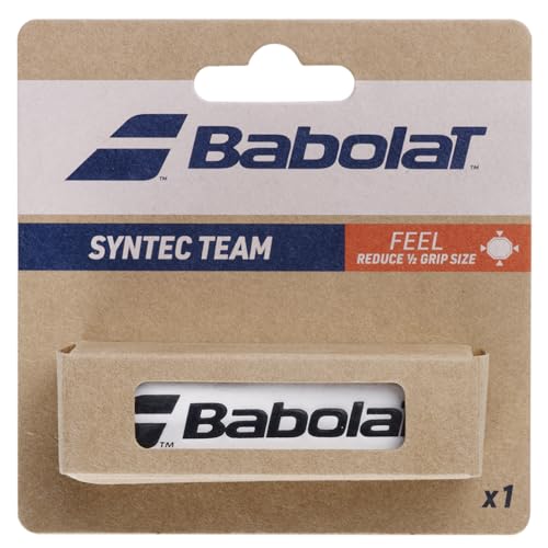 Babolat Syntec Team Pack of 1 White Overgrip, One Size - Image 3
