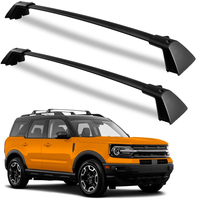 KINGGERI 265lbs Roof Racks Cross Bars for Ford Bronco Sport Base OnRoad 20212025 Bigbend 20212025 Outer Banks 2021 Heritage Edition 2023 Heavy Duty Aluminum Crossbars All Metal