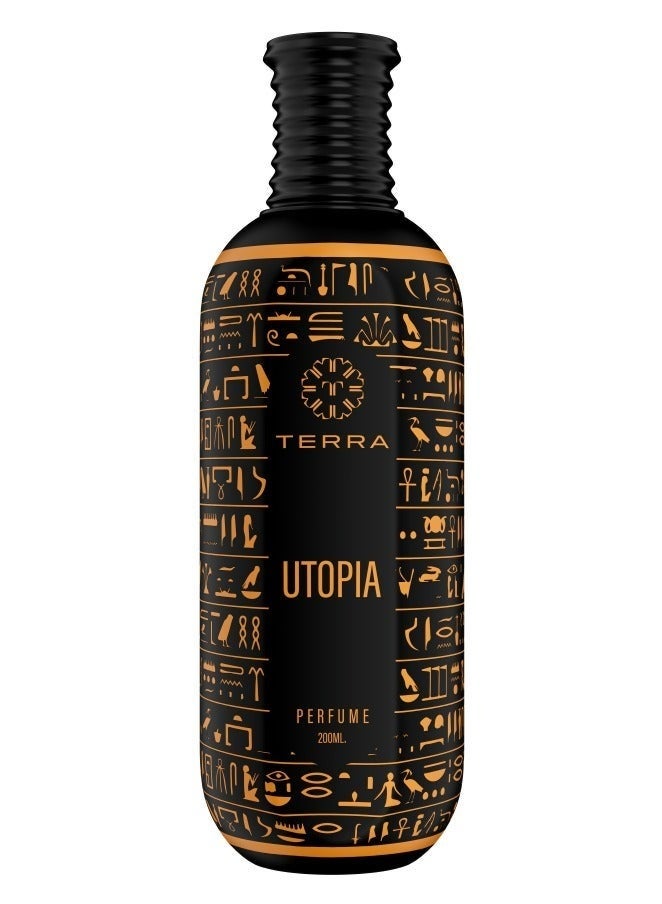 تيرا عطر يوتوبيا | فخامة جلدية بلمسة زعفران راقية للجنسين | 200 مل - Image 1