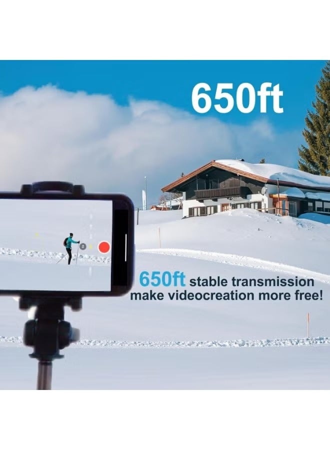 KORAX Wireless Lavalier Microphone, Microphone for iPhone/Android/Camera/PC/Laptop, USB C Wireless Lapel Mic with Adapter Included Noise Reduction, 48H Battery for Vlog, Video Recording, Live Streaming - Image 4