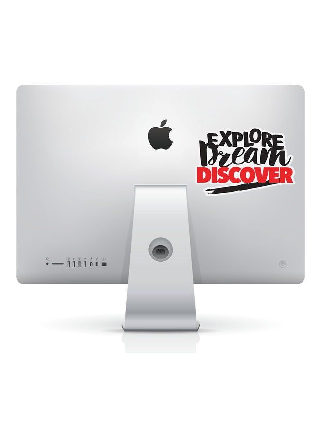 RKN Wanderlust Explore Dream Discover Vinyl Sticker For College Stationary Notebook 6inch - Image 1