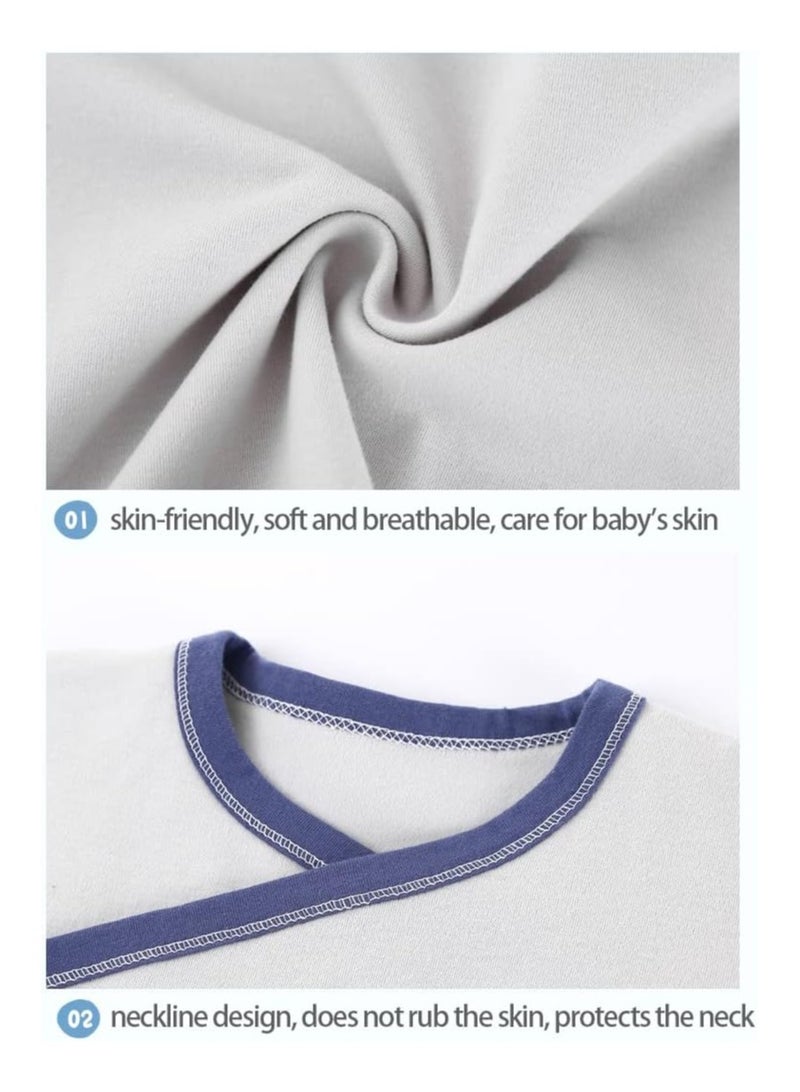 Newborn Layette Gift Set for Baby Boys or Girls 20 Piece Newborn Boy Clothes & Accessories Set Premium Cotton Baby Clothes Fits Newborn Baby Suit Set Cuddle Strap Bib Gloves Saliva Towel Pillow - Image 3