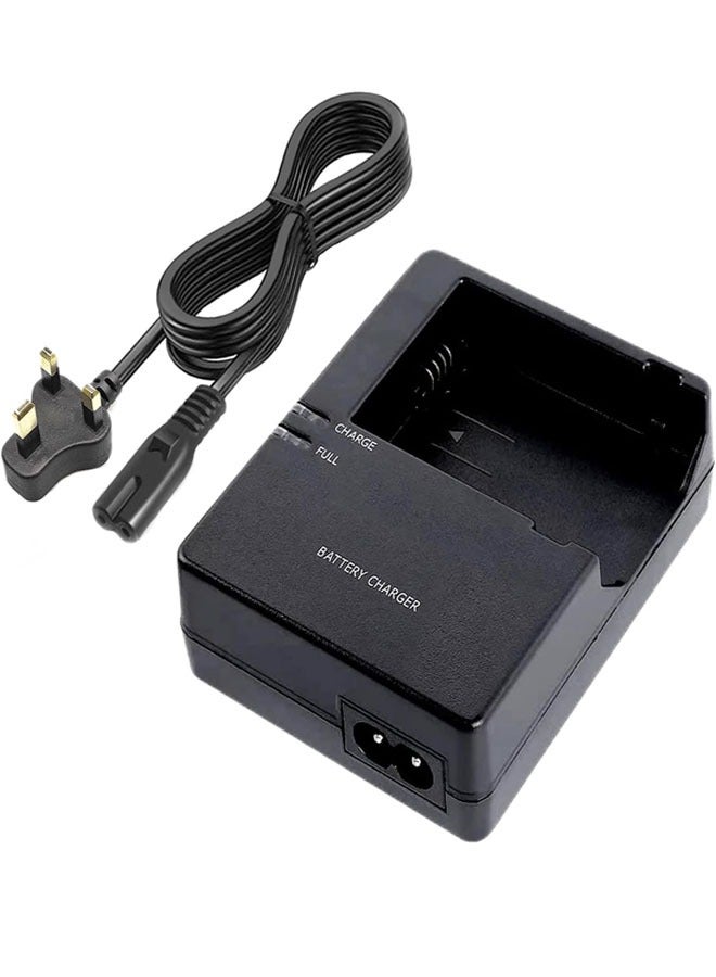 LC-E8 Quick Battery Charger Compatible with LC-E8 LP-E8 Battery for Canon EOS Rebel T2i T3i T4i T5i 550D 600D 650D 700D X4 X5 X6 X6i X7i, Not for Rebel T2, T3, T4, T5,black,with Power Supply Cord - Image 1
