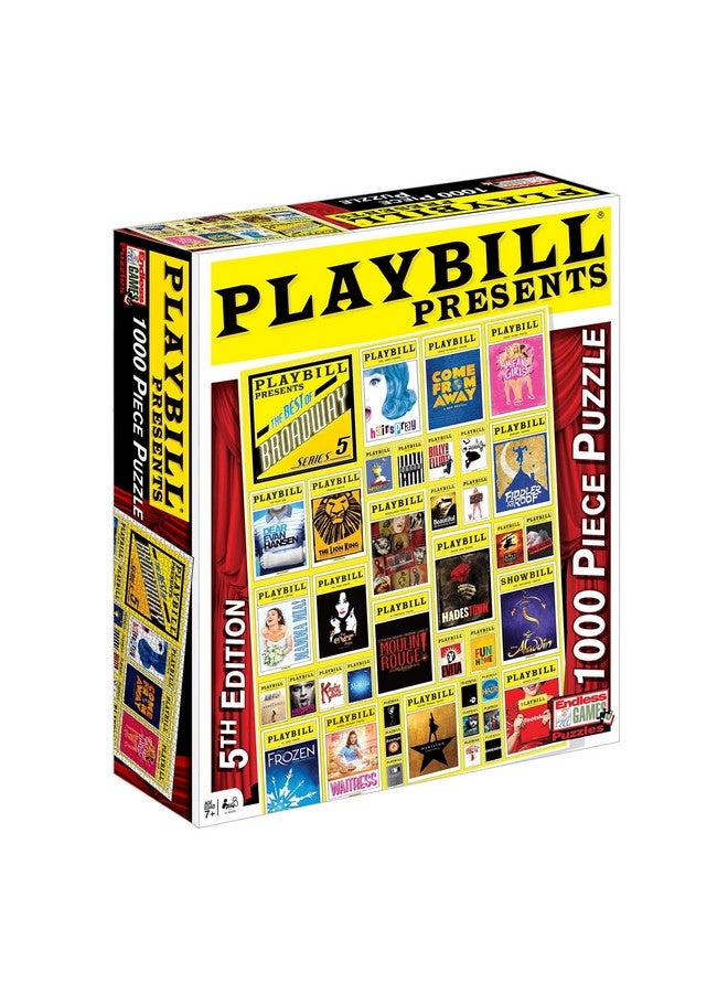 Endless Games Playbill Broadway Cover - 1000 Piece Jigsaw Puzzle - Image 1