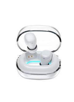 "Bluetooth Mini Transparent Wireless Earbuds with Extended Battery Life"