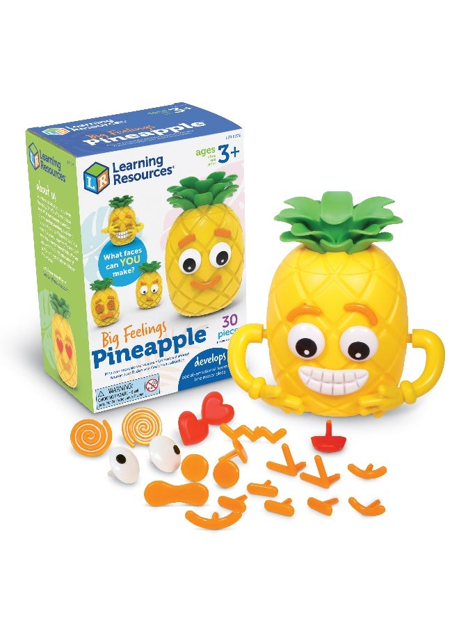 Learning Resources Big Feelings Pineapple (26-Piece Original Sel Toy, Customizable, Ages 3+) - Image 1