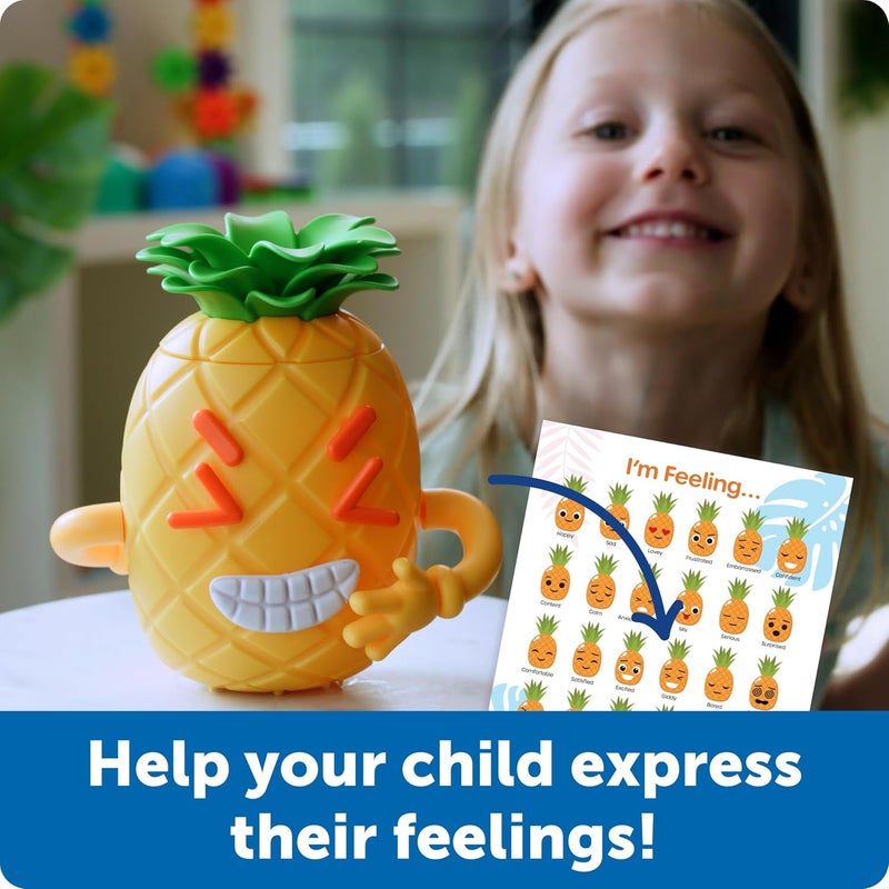 Learning Resources Big Feelings Pineapple Social Emotional Toy with 26 Face Pieces - Image 2