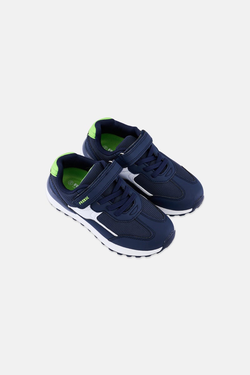 RBX Kids Boy Velcro Closure Outdoor Shoes, Navy - Image 3