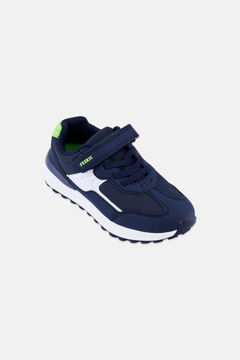 RBX Kids Boy Velcro Closure Outdoor Shoes, Navy - Image 1