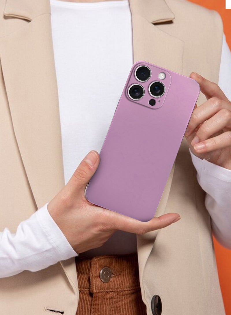 CATANES Thin Case for iPhone 16 Pro , Back Cover Sturdy Durable Ultra-Thin Case Drop Protection Cover Clear - Pink - Image 4