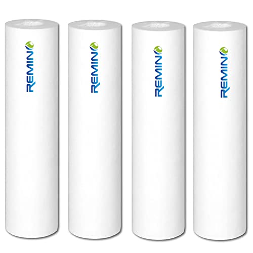 Remino 10 Inch 5 Micron Heavy Spun Pre Filter (PP) Cartridge 110 gm Premium Compatible for Water Purifier Filter Housing (Pack of 4 PP) - Image 1