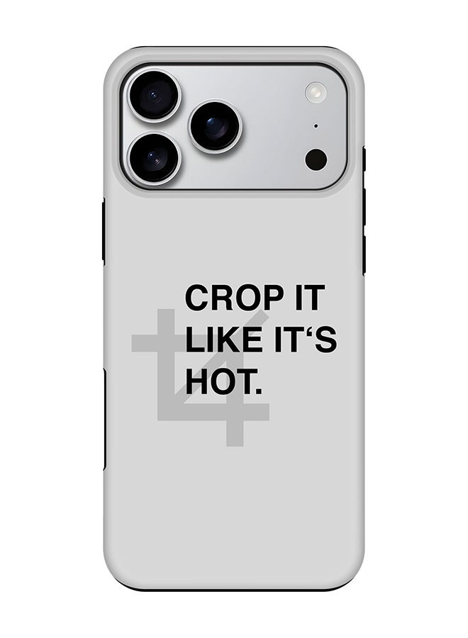 Stylizedd Tough Pro Magnetic Case for iPhone 17 Pro Max, Dual Layer hybrid PC + TPU Mobile Cover Matte - Crop It