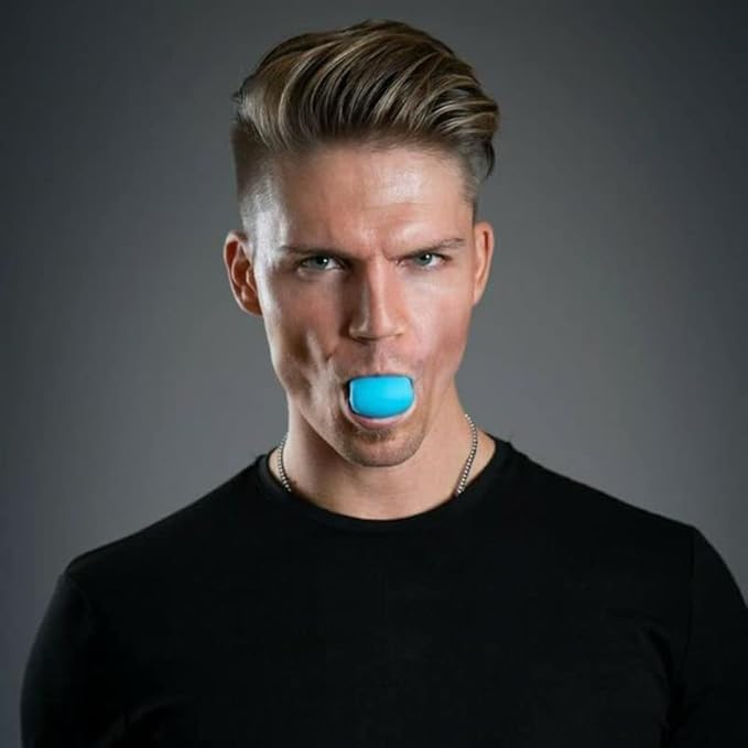 B-BUCKET ETSAP Jawline Exerciser Jaw, Face, and Neck Exerciser - Define Your Jawline, Slim and Tone Your Face, Look Younger and Healthier - Helps Reduce Stress and Craving- Free Jawline Rop Hanger For neck (PACK OF 2) - Image 2