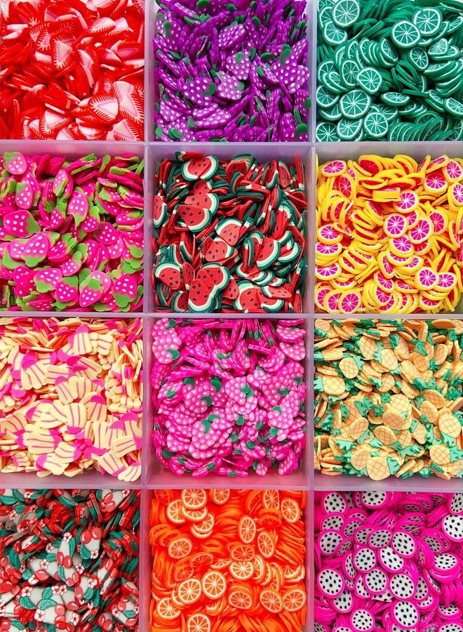 EHOPE 17500Pcs Polymer Fruit Slices for Nail Art - 3D Clay Slices for DIY Crafts, Cellphone Decorations (28 Styles) - Image 2