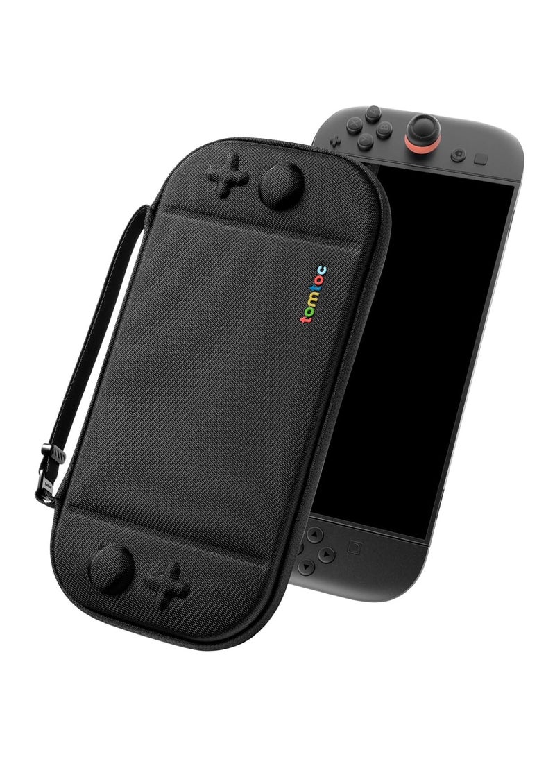 Tomtoc FancyCase-G05 Slim Protective Case for Nintendo Switch 2 – Travel Carrying Case with EVA Hard Shell, Organized Storage, Soft Lining, Game Card 12 Slots  - Image 1