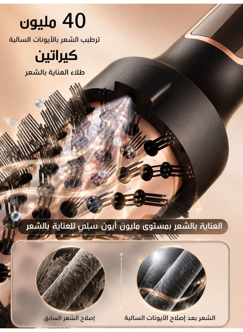 مكواة تجعيد 3 في 1 – عصا تجعيد شعر احترافية بأسطوانة تيتانيوم، تسخين سريع بدرجة حرارة قابلة للتعديل، لتموجات ناعمة وتجعيد داخلي وتصفيف الغرة – هدية تصفيف شعر للفتيات - Image 5