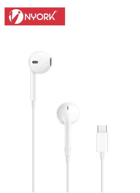 USB Type-C Wired Earbuds Compatible for iPhone 15/16 Pro Max, iPad,S23, S22, S21, S20, Note 10/20, A53, A54 & Android Devices – Gaming-Optimized with Premium