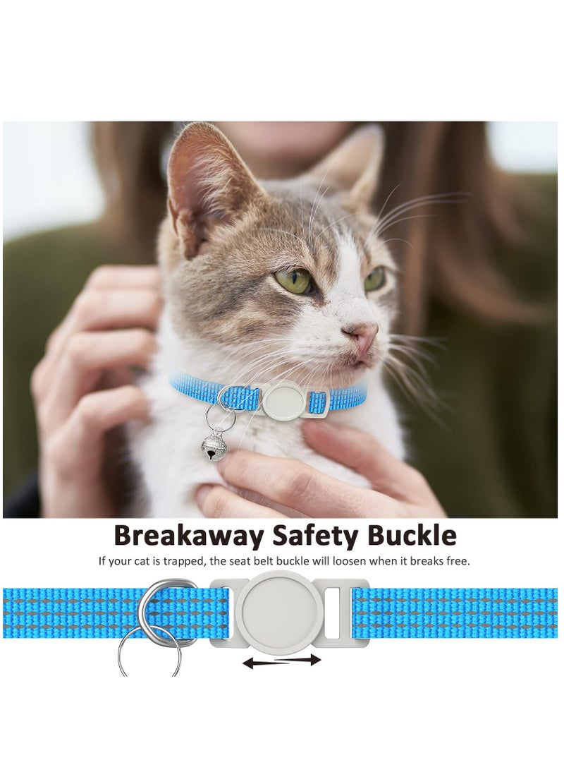 Excefore 5 Pack Reflective-Breakaway Cat Collars with Bells, Adjustable Small Cat Collar, Ideal for Girl Cats Male Cats Kittens Puppies, Pet Supplies Stuff Accessories 7.9" - 13", 5 Bright Colors - Image 4