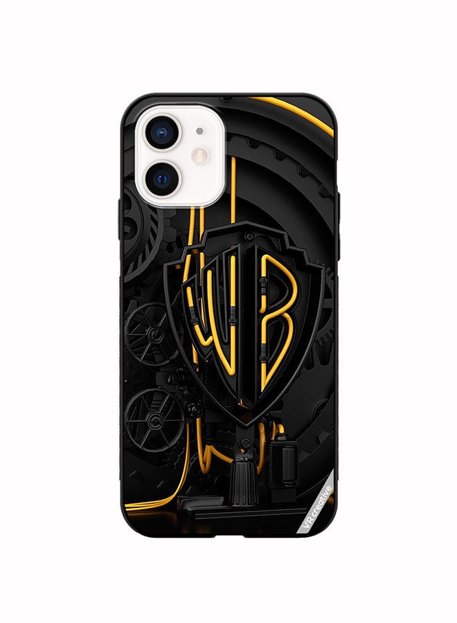 VR CREATIVE Protective Case Cover For Apple iPhone 12 mini Warner Bros Logo Design Multicolour - Image 1