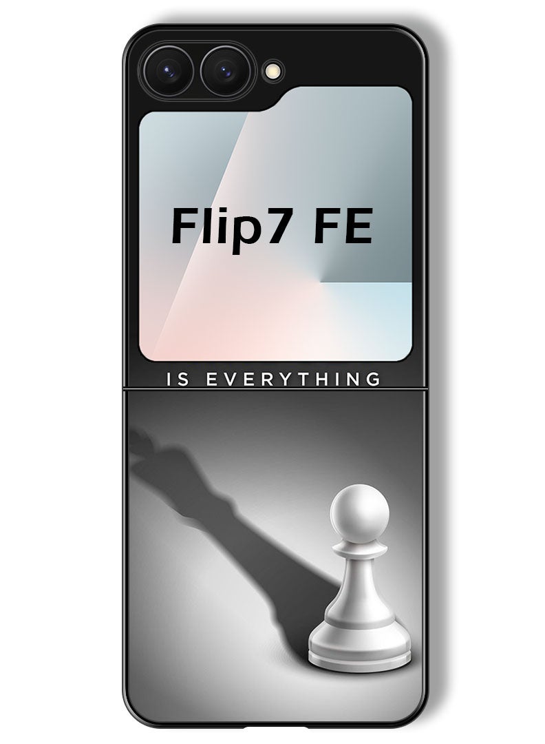 Theodor Case Compatible with Samsung Galaxy Z Flip 7 FE 6.7 Inch Protection Shockproof Bumper Cover Mindset is Everything (2) - Image 1