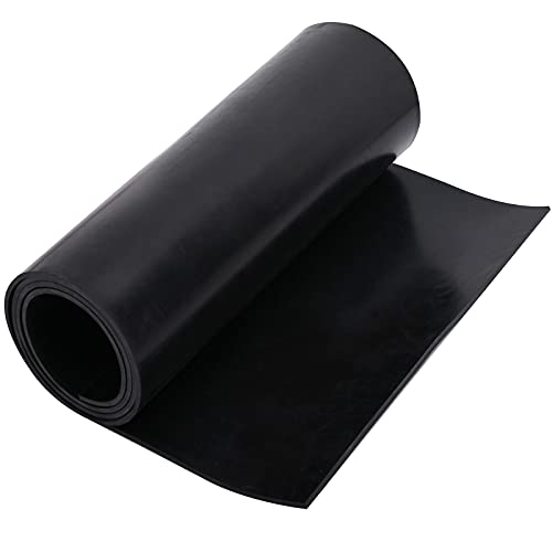 ToLanbbt Neoprene Rubber Gasket Strip Waterproof, 1/8 Inch Thick x 12 Inch Wide x 4 Feet Long Rubber Gasket Strip for Warehouse, Pads, Seals, Weather Stripping, Crafts, Flooring, Supports. - Image 1