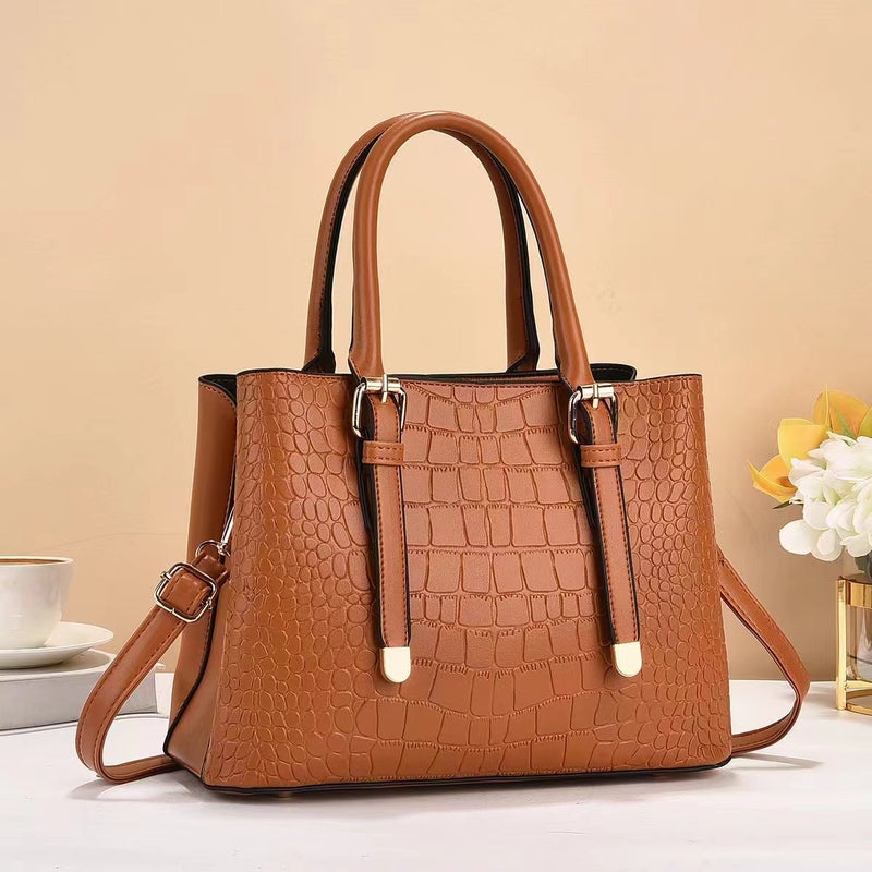 Women'S Fashion Handbag Model Korean Style Textured Single Shoulder Glossy Crossbody Bag By Manufacturer - Image 5