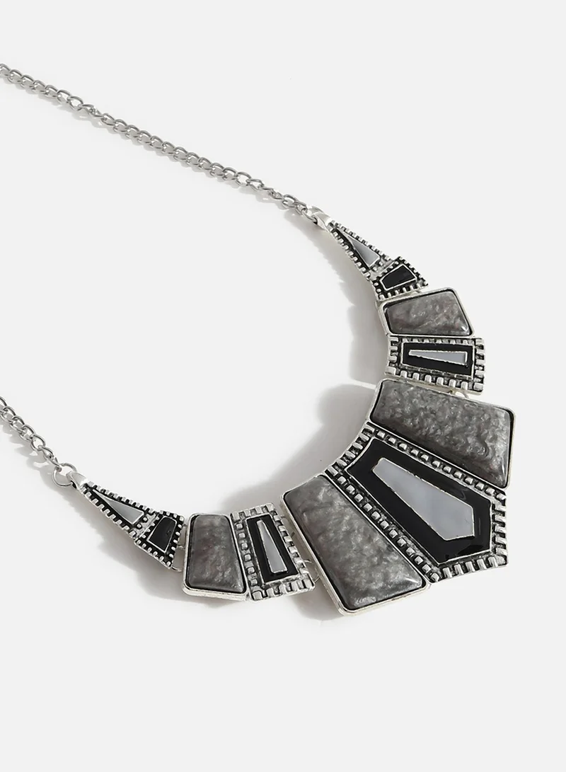SOHI Stone Statement Artificial Jewellery Set