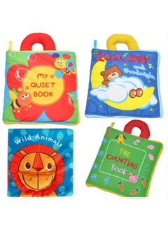 Generic Baby Children's Toy Baby Early Education Cloth Book Tear Not To Rip Cloth Book Flower Enlightenment Toy Cloth Book Baby Toy-Specifications:Little Elephant's Home Stereoscopic Cloth Book (Traditional Version)  - Image 4