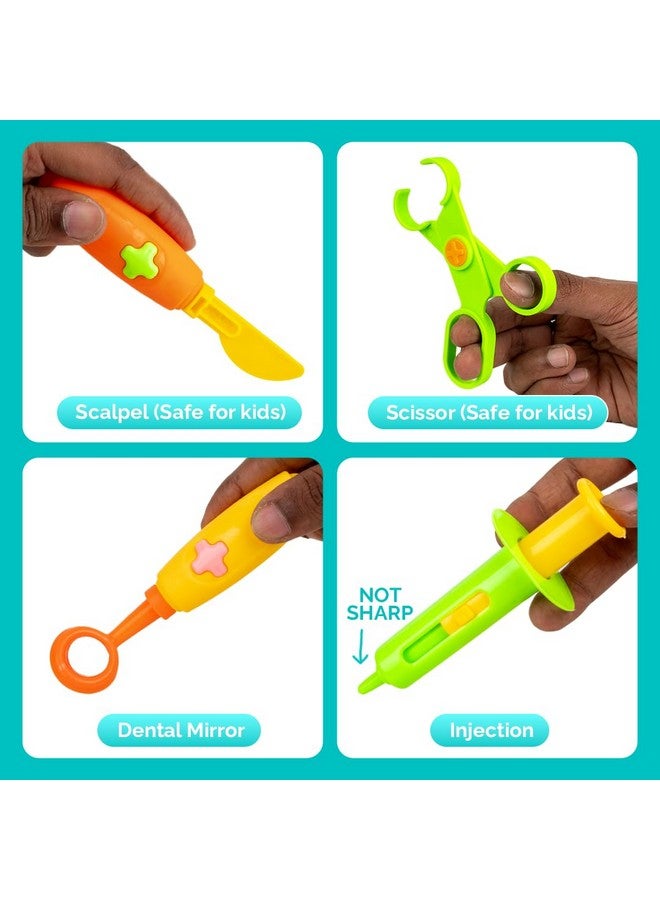 Ratna's My Little Dentist Play Set for Kids with 17 Instruments & Accessories, Doctor Set for Kids Pretend Play Toys | A Perfect Role Play Toys for Kids 3+ Years - Image 4