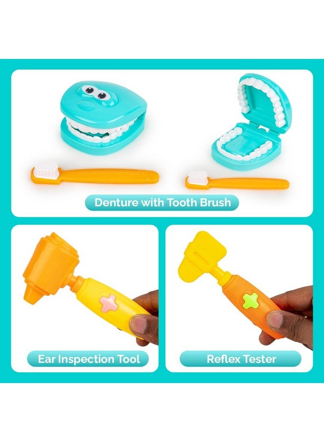 Ratna's My Little Dentist Play Set for Kids with 17 Instruments & Accessories, Doctor Set for Kids Pretend Play Toys | A Perfect Role Play Toys for Kids 3+ Years - Image 2