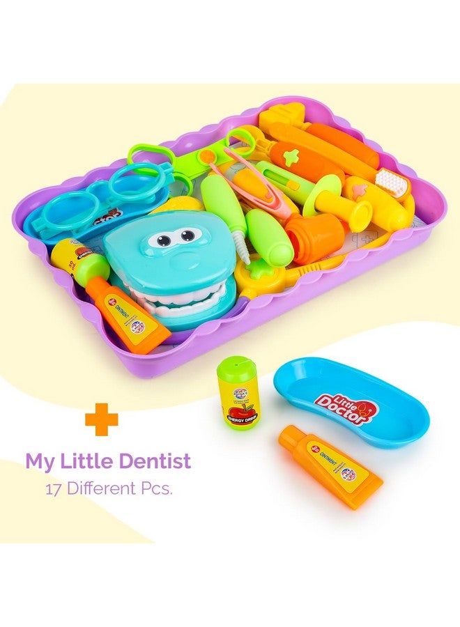 Ratna's My Little Dentist Play Set for Kids with 17 Instruments & Accessories, Doctor Set for Kids Pretend Play Toys | A Perfect Role Play Toys for Kids 3+ Years - Image 5