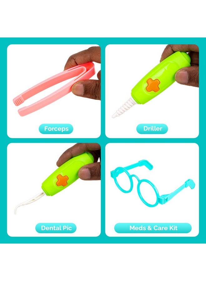 Ratna's My Little Dentist Play Set for Kids with 17 Instruments & Accessories, Doctor Set for Kids Pretend Play Toys | A Perfect Role Play Toys for Kids 3+ Years - Image 3