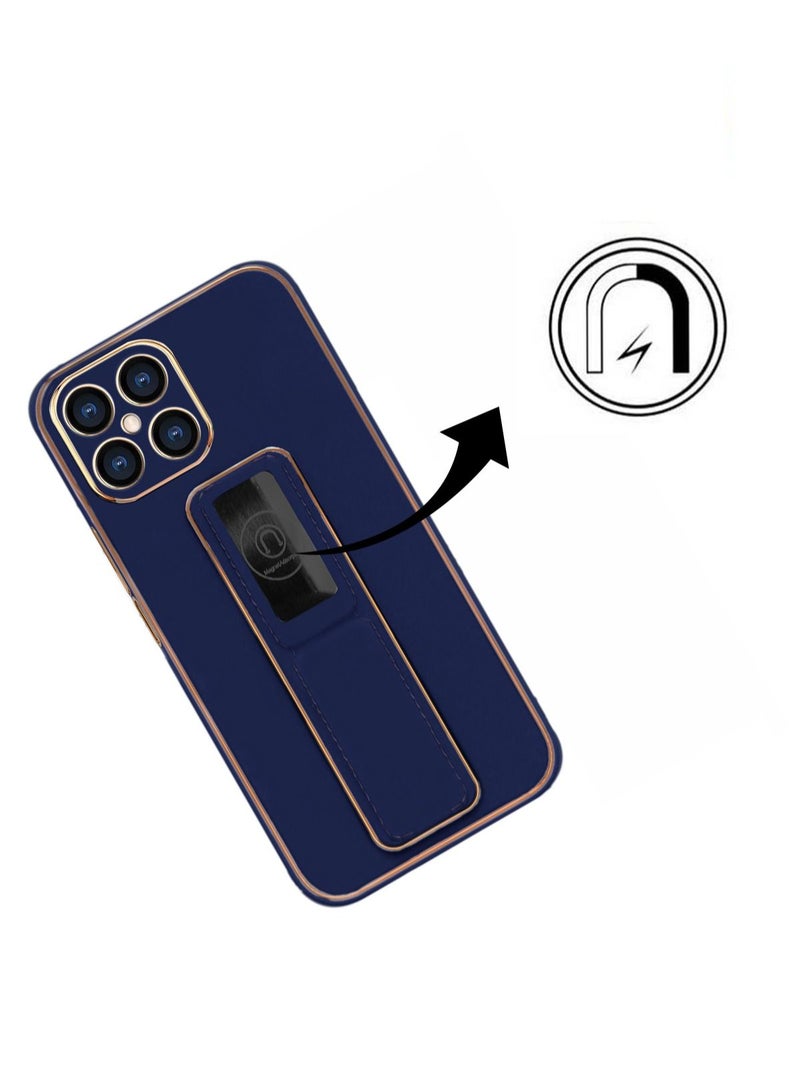 Wtech Silicone Hand Grip Case Cover For Honor X8 4G Navy Blue - Image 5