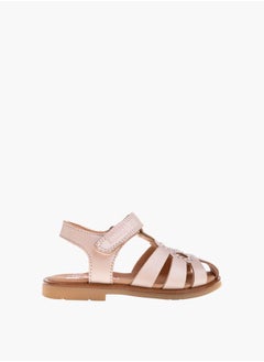 Pablosky Girls Strap Sandals With Hook And Loop Closure  - Image 1