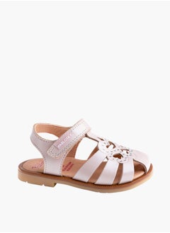 Pablosky Girls Strap Sandals With Hook And Loop Closure  - Image 2